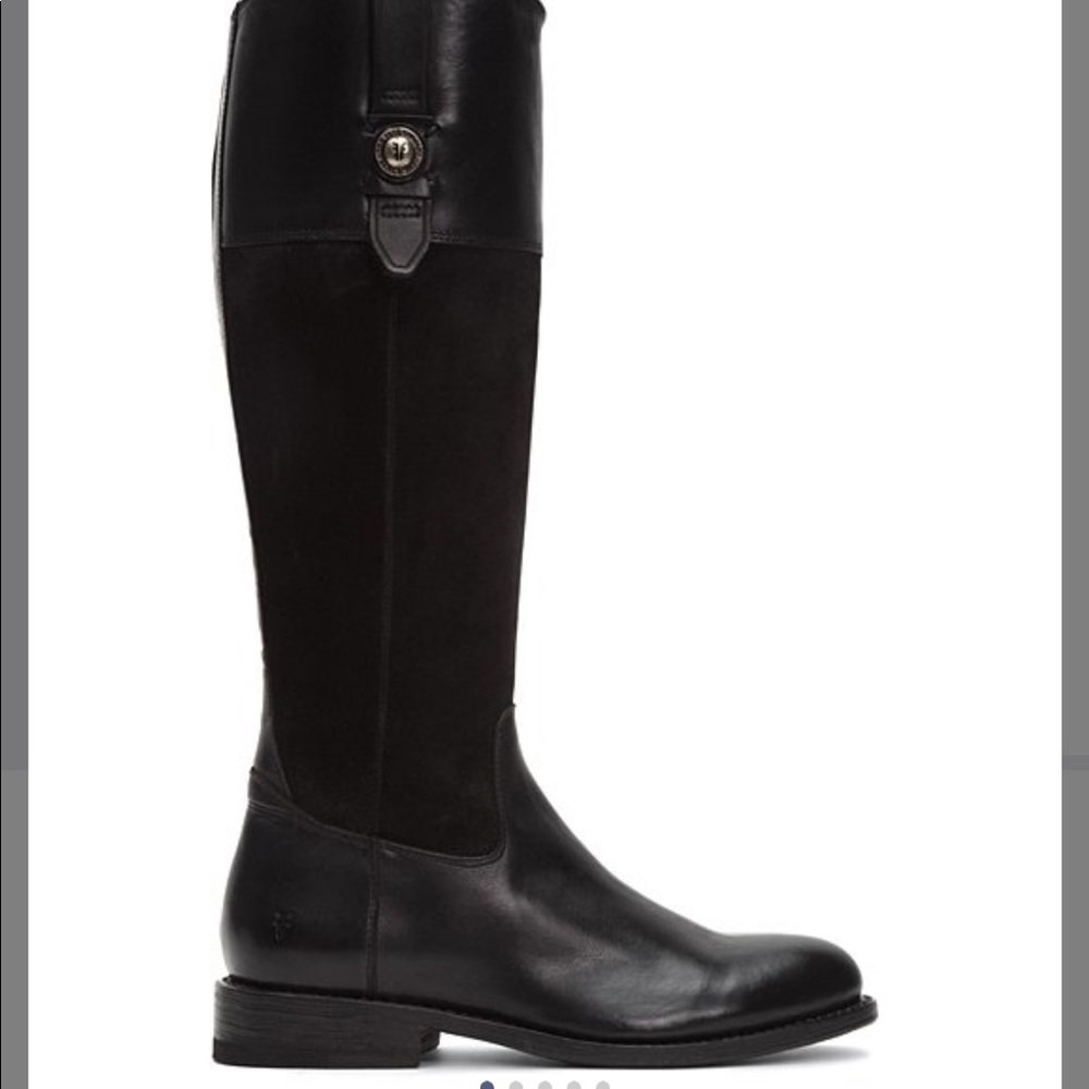 Frye Jayden button side tall Black Boot